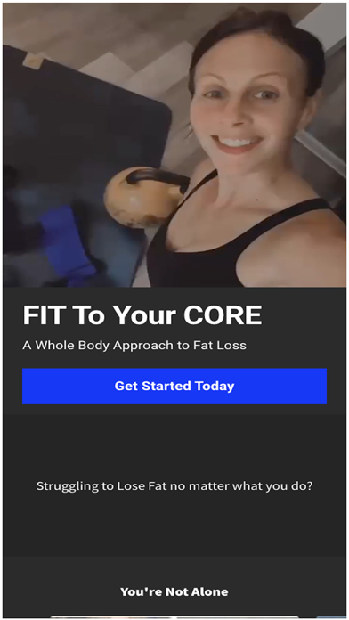 COREFIT App Screenshot