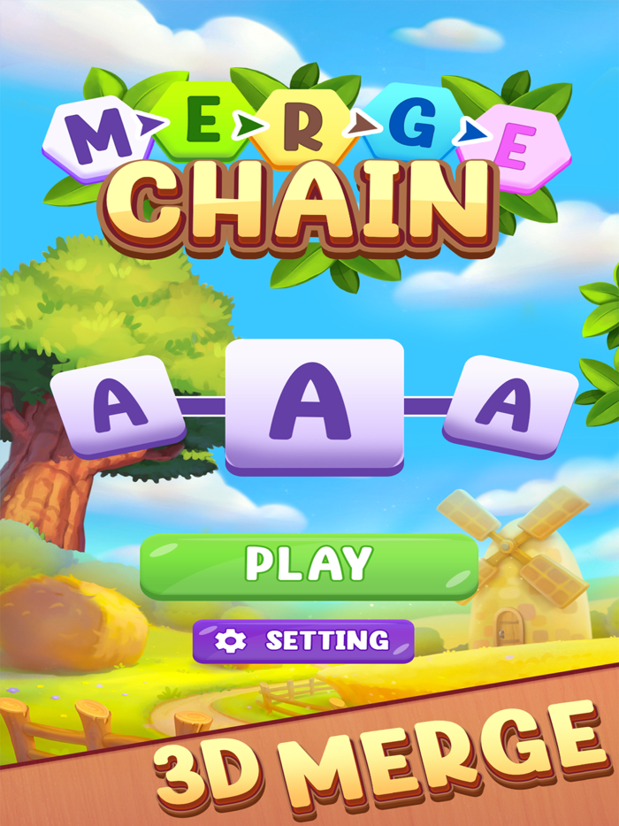 Merge Chain – Letter Matching