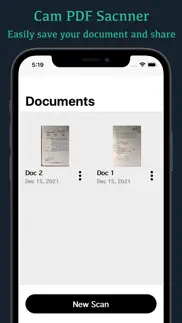 cam pdf scanner iphone screenshot 1