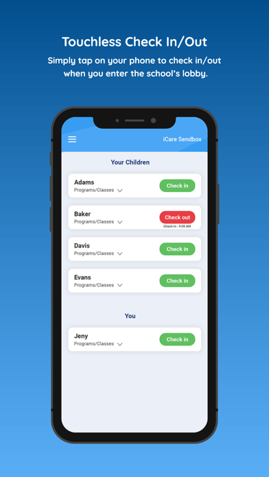 Childcare App by iCare Screenshot