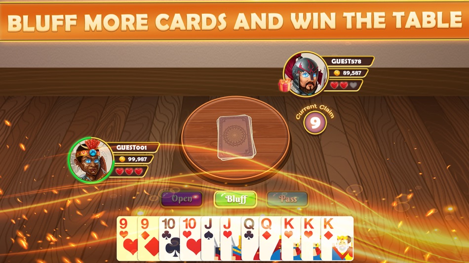 #3. Bluff Multiplayer (iOS) Podle: OEngines Games LLP