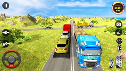 American Truck Driving Game Screenshot