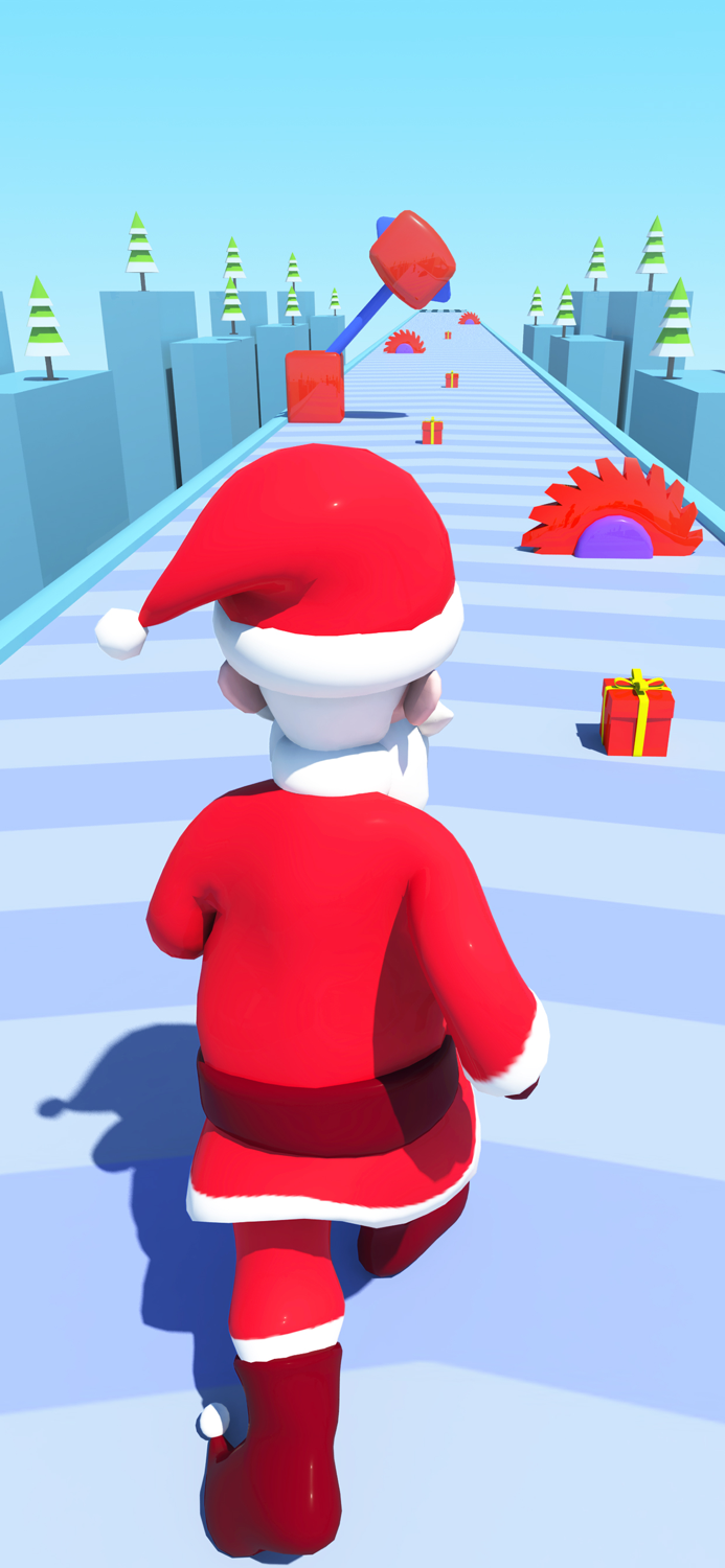 Santa Fun Run 3D-Running Games