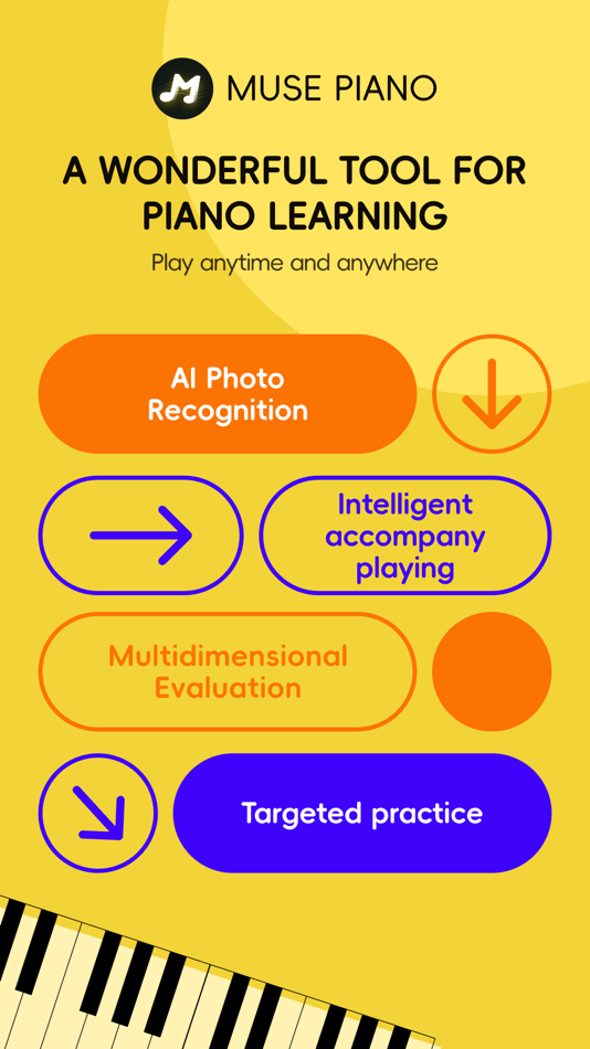 #1. Muse Piano-Learn Piano (iOS) Podle: FORWARD SILVER LTD