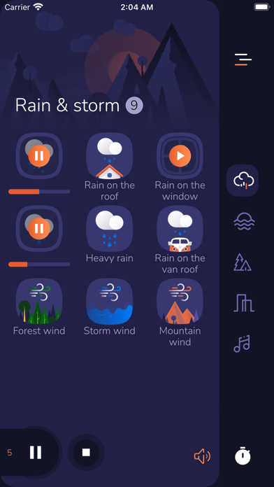 Noisy Foxy: relax sleep sounds Screenshot