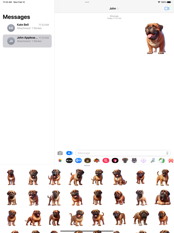 Screenshot #4 pour Mastiff Stickers
