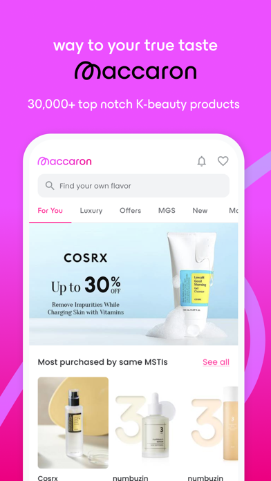Screenshot #1 pour Maccaron skincare shopping