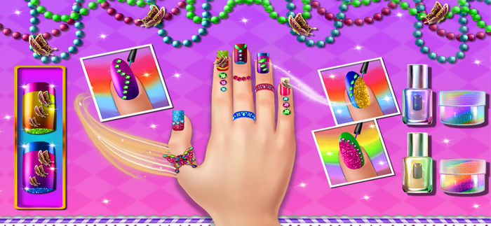 Nail Salon Girl Fashion Game