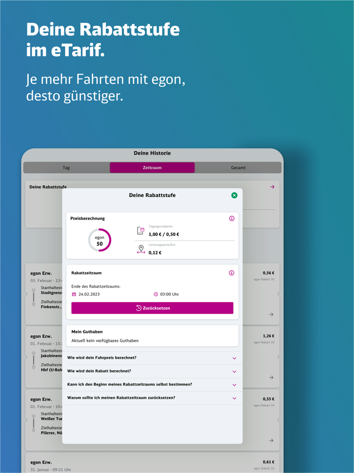 egon – der VGN eTarif