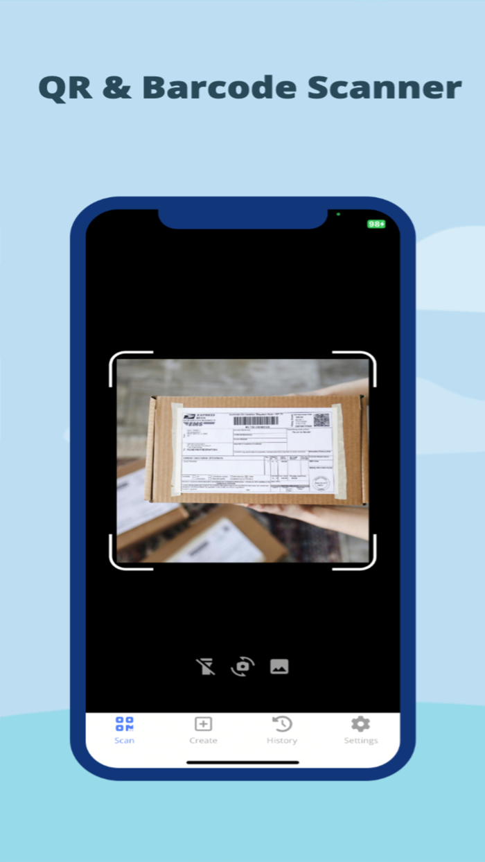 QR CodeandBarcode Scanner Reader