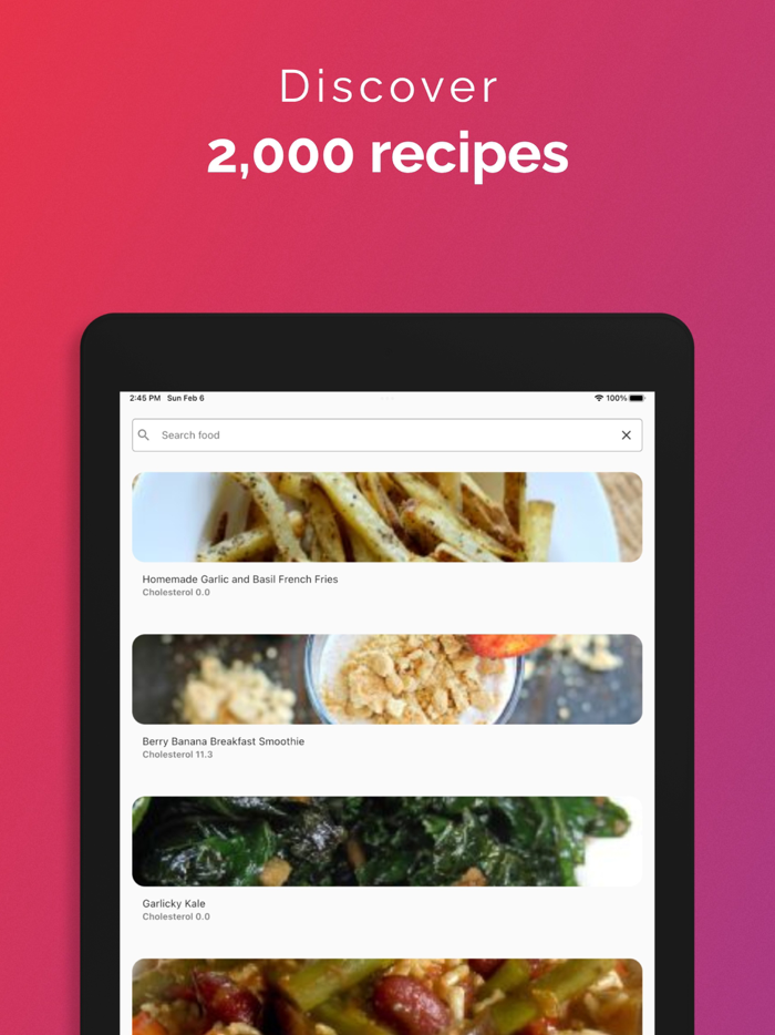 Cholesterol Tracker - low ldl
