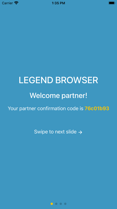 Legend Web Browser Screenshot