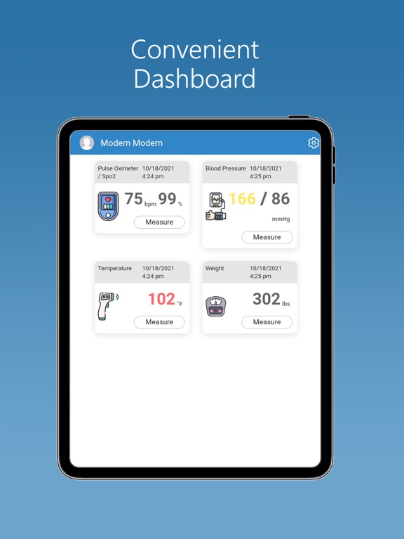 GeeseMedRPM iPad screenshot 2 - Medical app