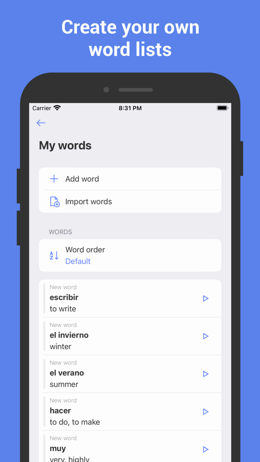 #3. Learn Spanish with flashcards! (iOS) 由: Nikita Olifer