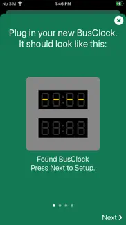 busclock iphone screenshot 2