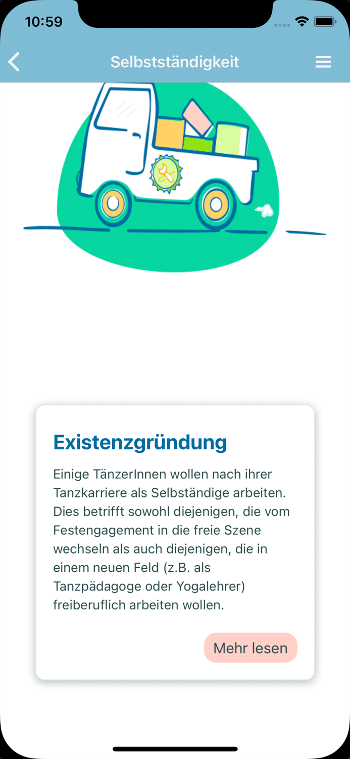 StiftungTANZ - Transition App