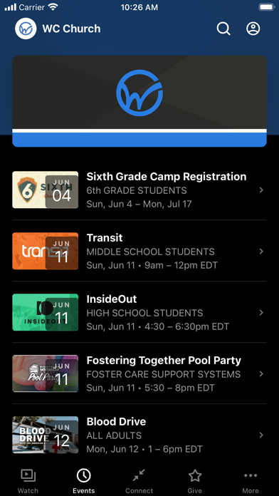 Woodstock City Church Screenshot