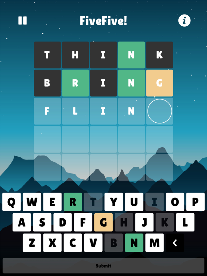 FiveFive - Word Guessing Game