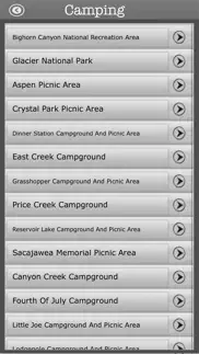 montana-camping & trails,parks iphone screenshot 4
