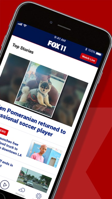 FOX 11 Los Angeles: News Screenshot
