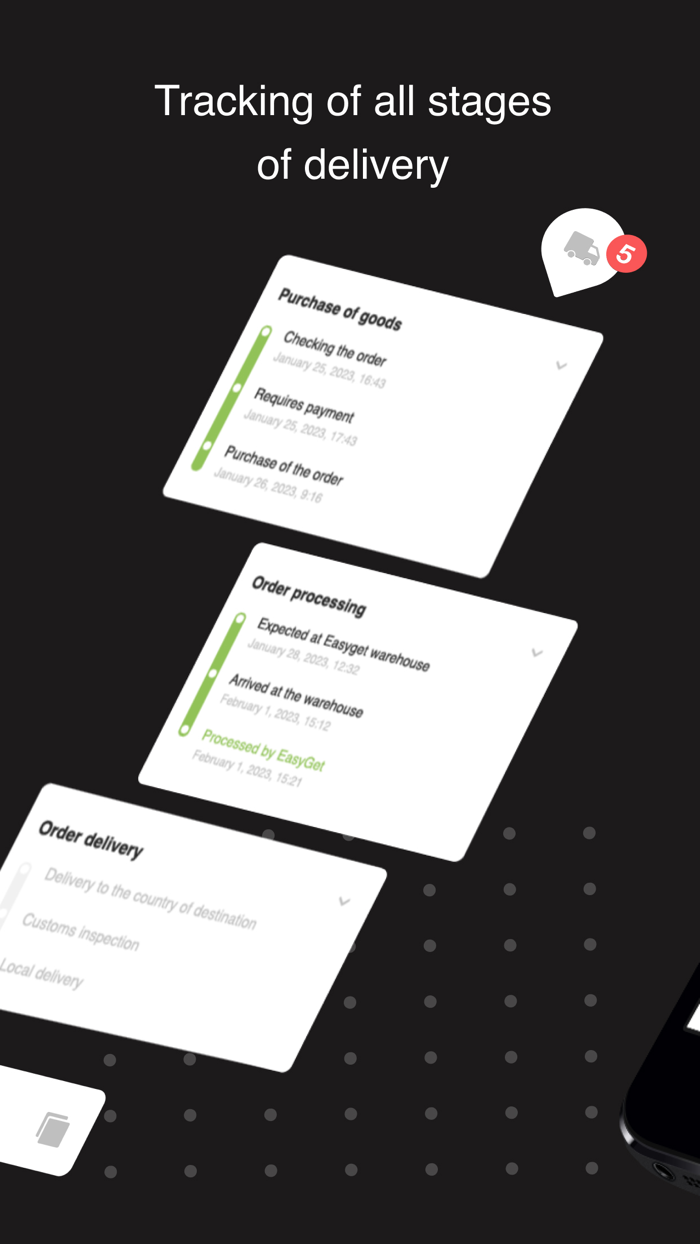 EasyGet shipping from China