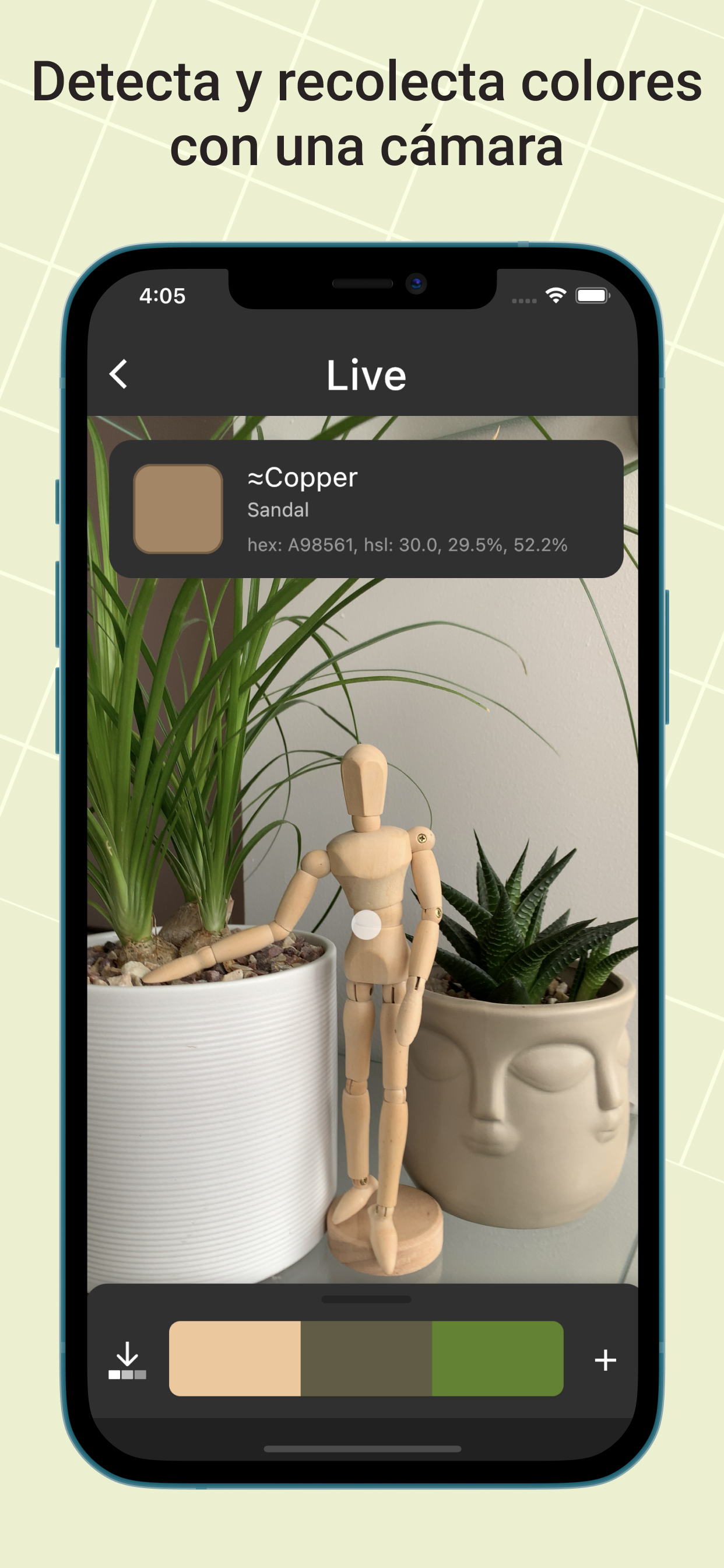 Paleta de Colores: Selector