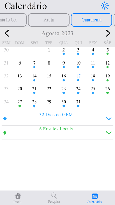 Musical Events Santa Isabel Screenshot