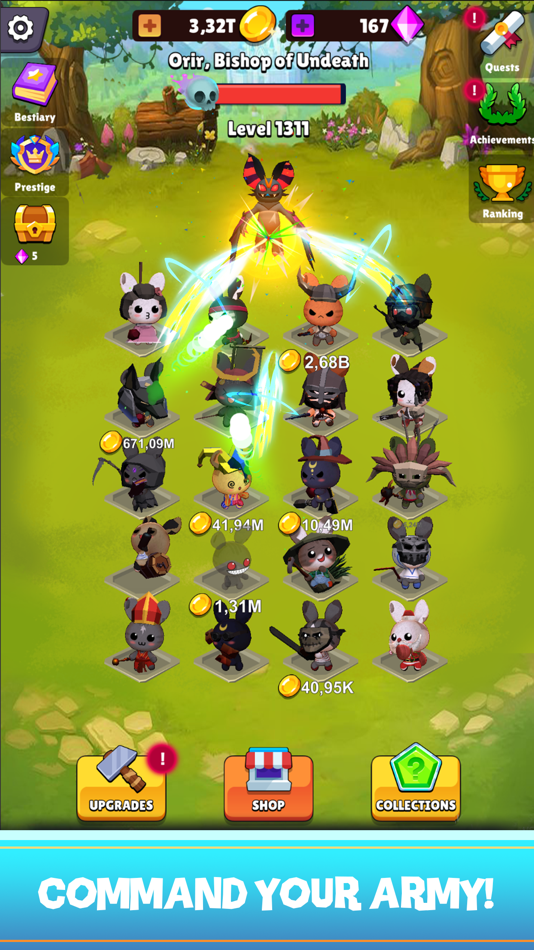 #4. Merge Bunnies: Idle Evolution (iOS) 由: Bohdan Savchenko