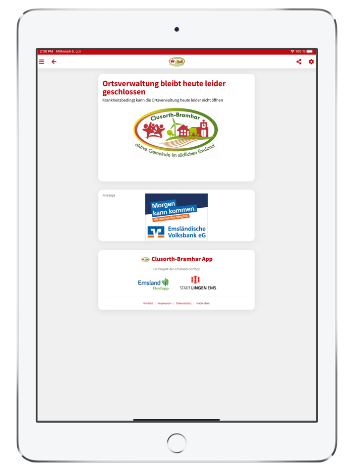 Clusorth-Bramhar App