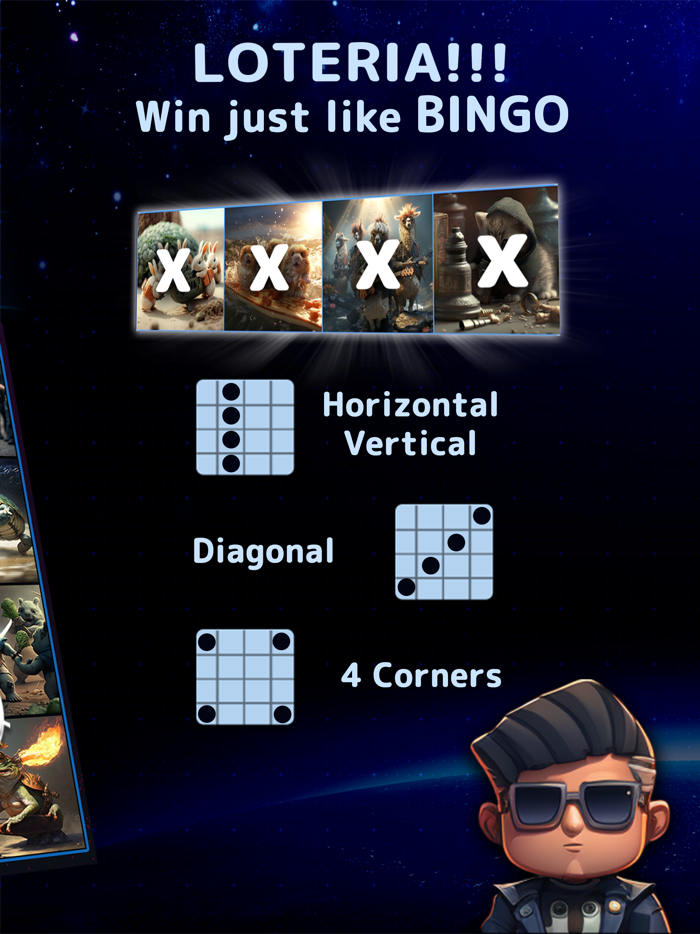 AI Loteria Bingo and Word Guess