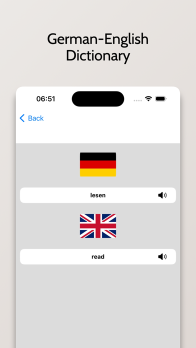 German/English Dictionary Screenshot