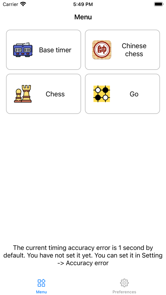 #1. Chess blitz clock (iOS) 由: 沈阳卷绳医动科技有限公司