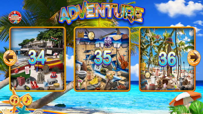 Hidden Objects Summer Beach