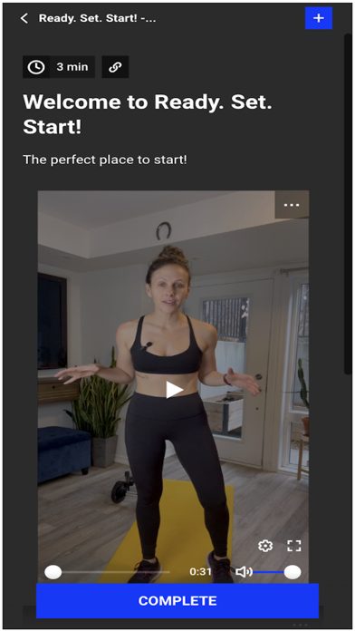 COREFIT App Screenshot