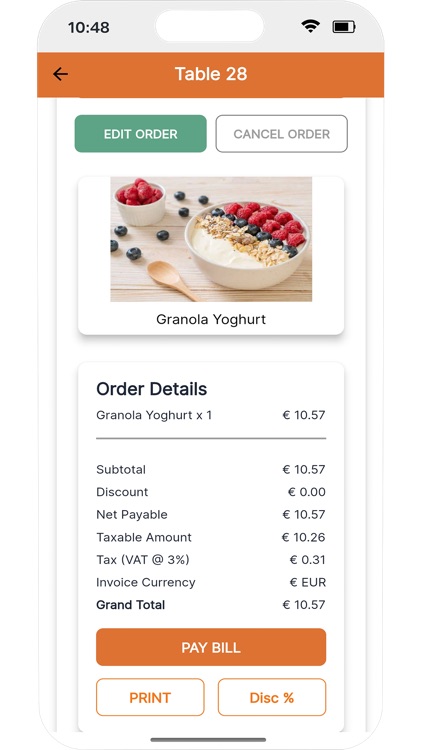 Orderific Service Panel