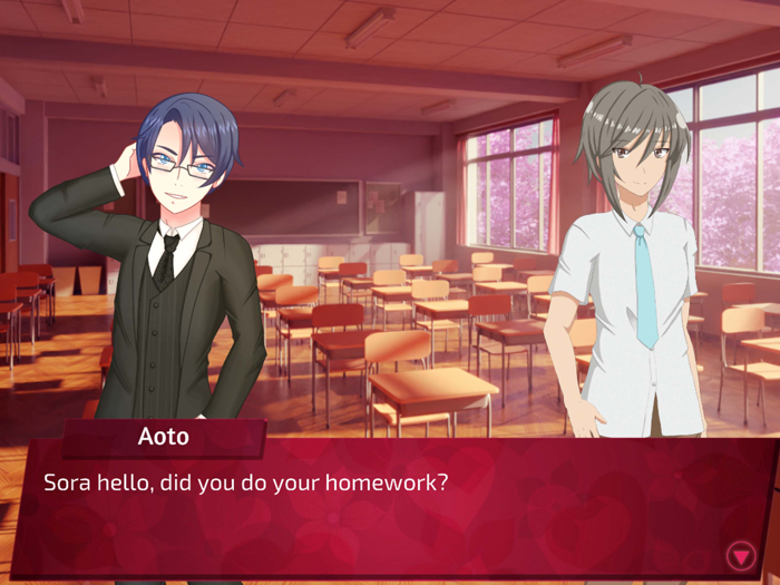 Visual Novel School Girl Anime