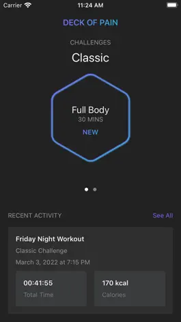 Game screenshot Deck Of Pain - Workout mod apk