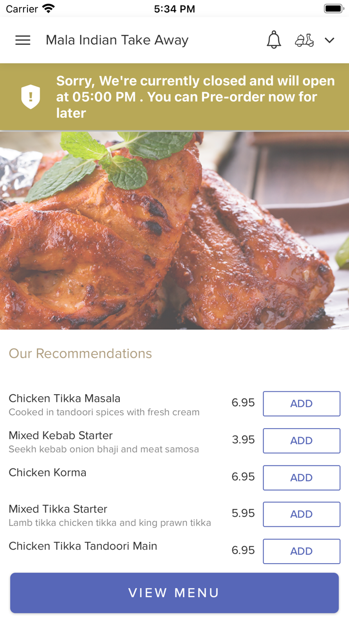 Mala Indian Take Away