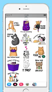 doodlecats: cat stickers iphone screenshot 4
