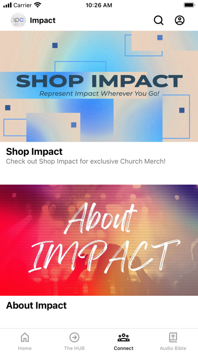 Impact Community Church Screenshot