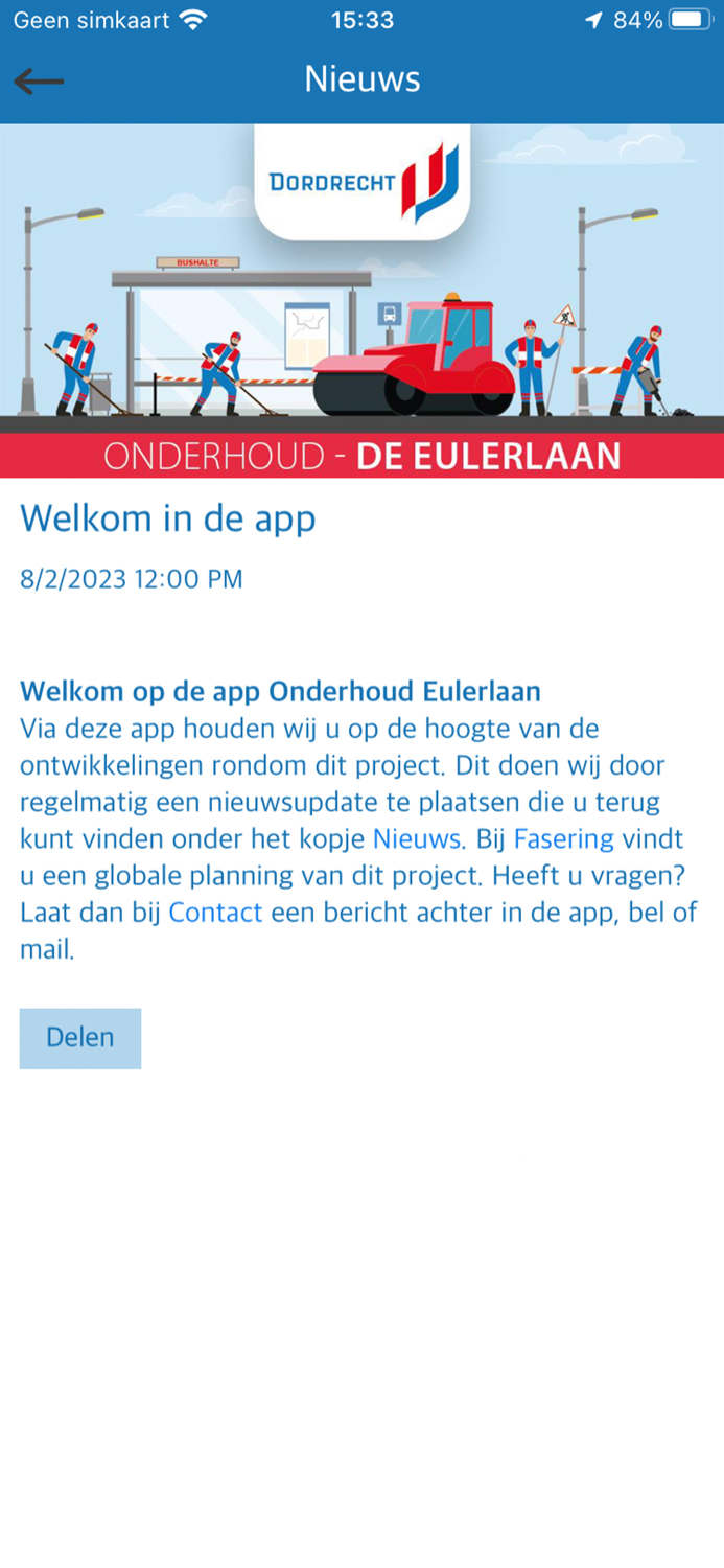 Onderhoud Eulerlaan