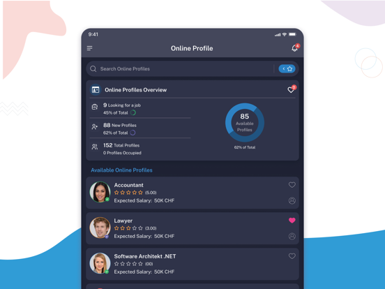 jobdesk® iPad screenshot 5 - Business app