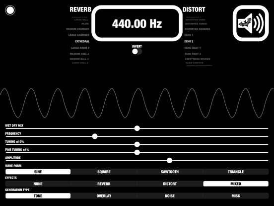 Black Audio Tool - B.A.T iPad screenshot 2 - Utilities app