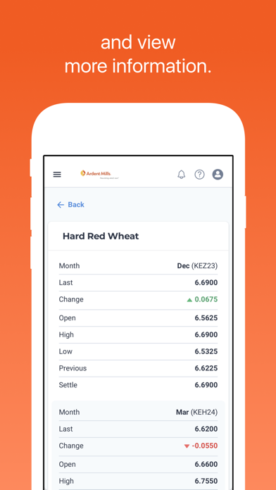Ardent Mills® US Grain Screenshot