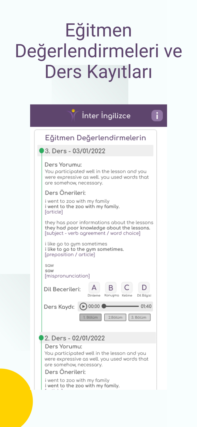 Inter English Online Speaking