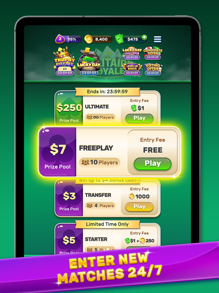 Solitaire Royale - Win Money