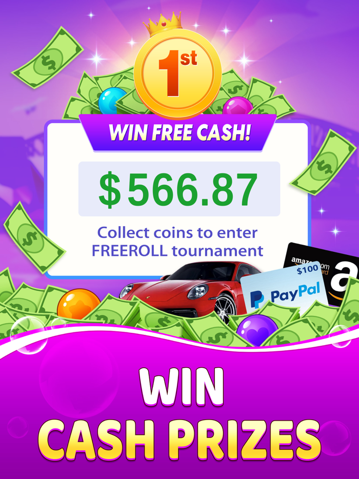 Bubble Clash Cash Prizes