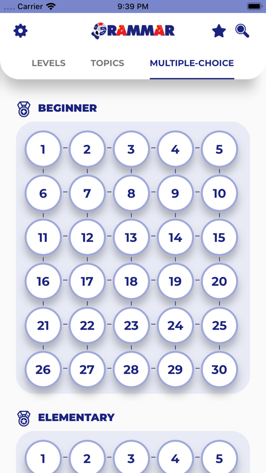 #5. Chinese GrammarーLessons・Tests (iOS) 由: PORO Studio