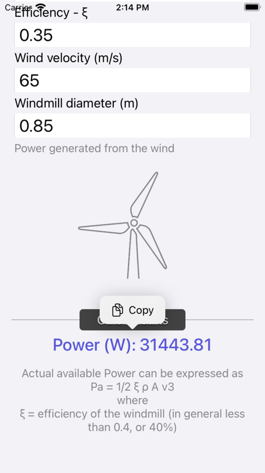#9. Wind Power Calculator (iOS) 由: Nitrio