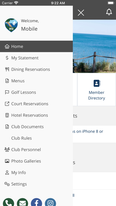 Lake Shore CC Members Screenshot